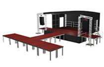 Extandable stage platforms for Mobile Stage